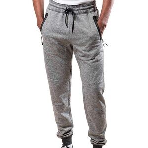 Brooklyn Cloth Men's Heather Gray Zip Pocket Joggers
